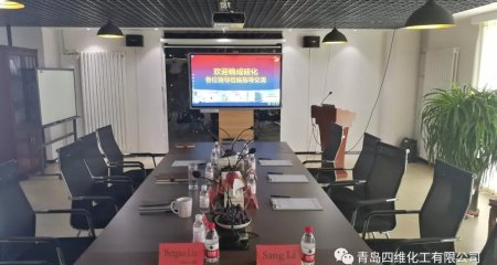 确成硅化与青岛四维化工就白炭黑湿法改性技术进行研讨